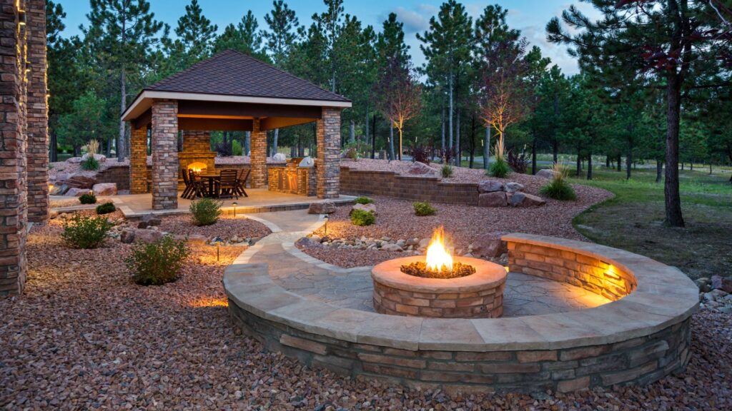 outdoor fire pit design