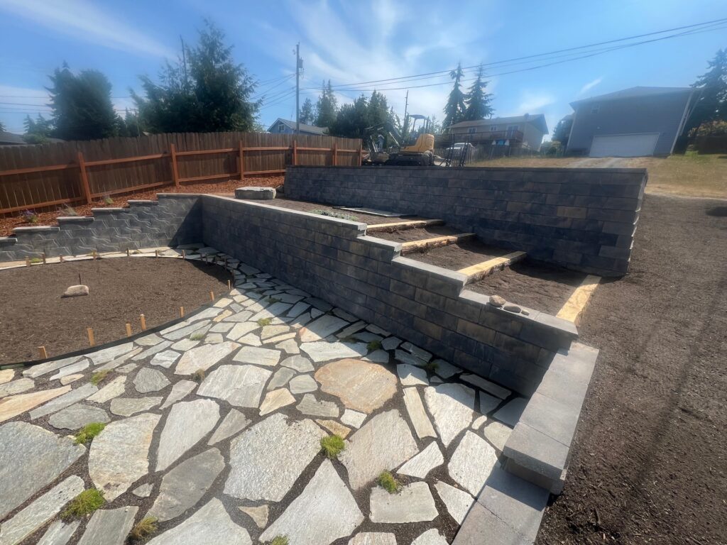 flag stone patio
